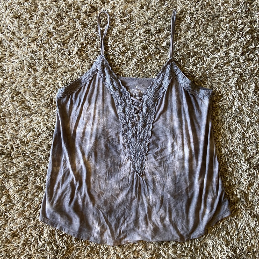 Lace Front Tank Top